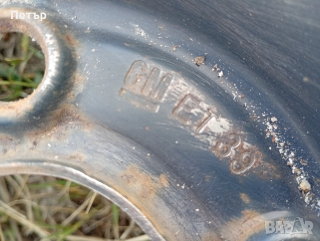 3 броя железни джанти 14ски за Опел 4 х100мм, снимка 3 - Гуми и джанти - 52030601