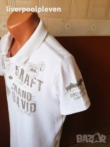 👉Camp David Green Original М ефектна, снимка 2 - Тениски - 50324852