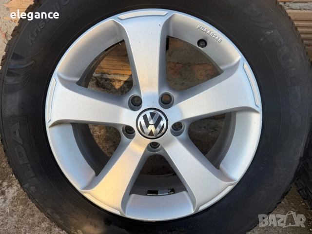 Оригинални алуминиеви джанти за VW Tiguan Sharan Passat T4 5x112 16 цола, снимка 2 - Гуми и джанти - 53817426