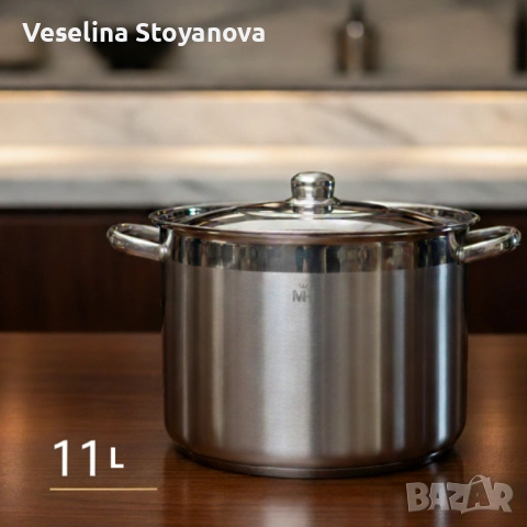 🔔Неръждаема тенджера -  MERCURY HAUS COSMO PREMIUM, снимка 5 - Съдове за готвене - 52570574