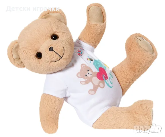 BABY Born Плюшено мече, с блузка, три цвята, снимка 14 - Плюшени играчки - 50182823