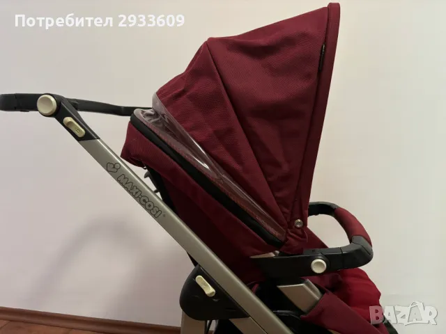 Сгъваема бебешка количка Maxi Cosi Loola-3 с кош и седалка, снимка 4 - Детски колички - 48765734