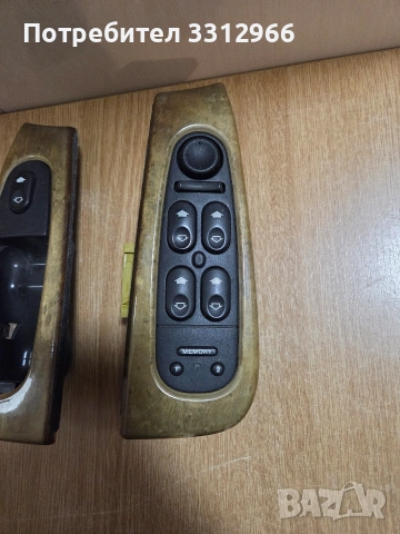 Панел с бутони за управление на стъклата и огледалата за Jaguar S-Type., снимка 2 - Части - 53966040