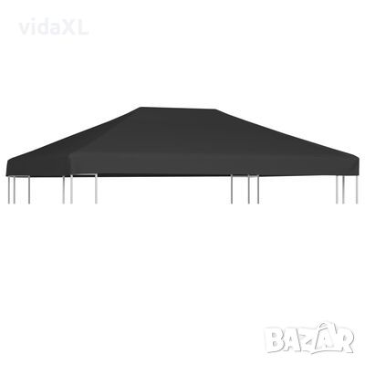 vidaXL Покрив за шатра, 310 г/м², 4x3 м, сив(SKU:44787, снимка 1 - Градински мебели, декорация  - 46218811