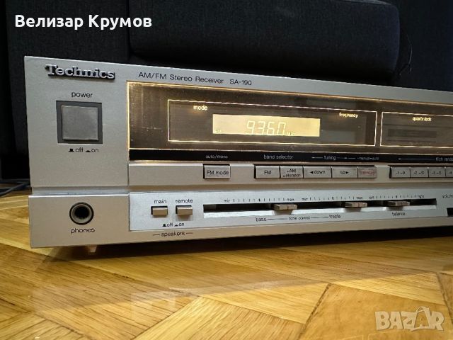 Ресийвър Technics SA-190, снимка 3 - Ресийвъри, усилватели, смесителни пултове - 45425163