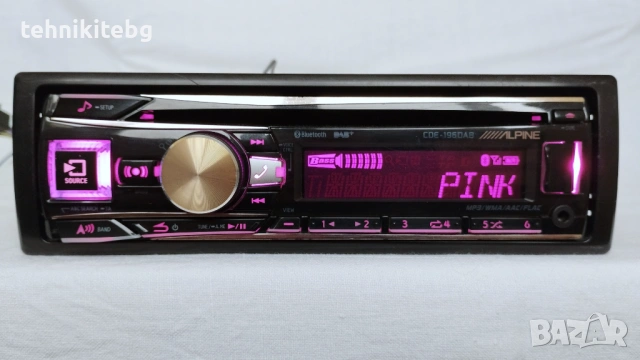 ⭐⭐⭐ ALPINE CDE-196DAB ⭐⭐⭐ - Жесток авто CD плеър с Bluetooth (Блутуут), USB, DAB+, снимка 12 - Аудиосистеми - 54302083