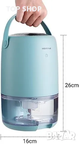 Нов INKBIRD Портативен Обезвлажнител 1100мл - 7 LED Цвята Тих Режим, снимка 7 - Други стоки за дома - 49945127