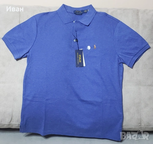 Нова оригинална фланелка Polo Ralph Lauren custom slim fit - размер M, снимка 2 - Тениски - 53759758