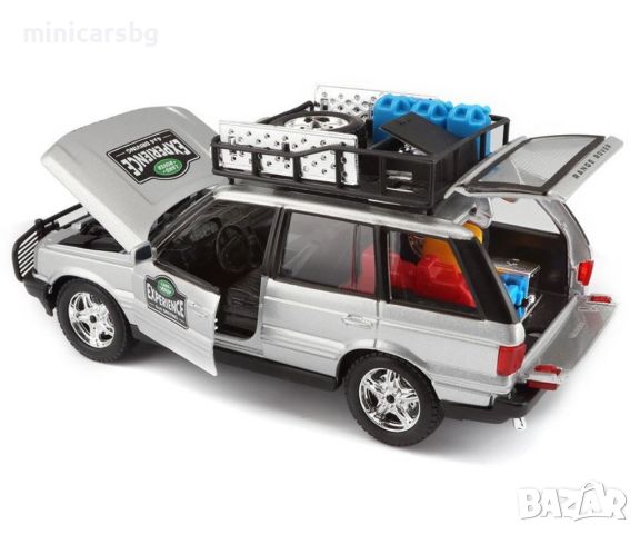 Метални колички: Range Rover Safari - Bburago, снимка 2 - Колекции - 46691158