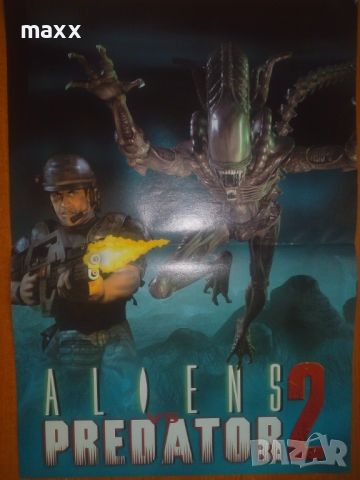 PC mania плакат Juri's Revenge, Aliens vs Predator 2, снимка 3 - Други ценни предмети - 45508388