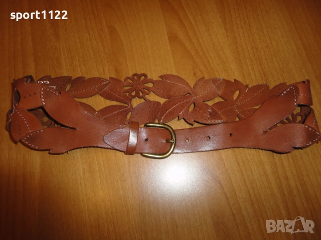 Promod/нов/естествена кожа/дамски колан, снимка 6 - Колани - 52527281