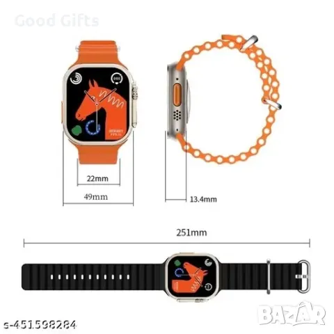 Смарт часовник с камерa X10 Ultra 3C, снимка 3 - Смарт часовници - 50206713