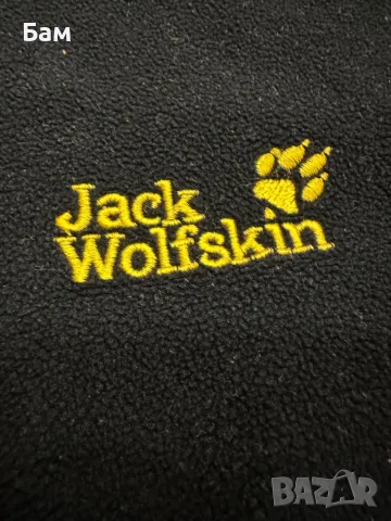 Оригинален мъжки полар Jack Wolfskin размер С,става и за М , снимка 3 - Блузи - 48226100