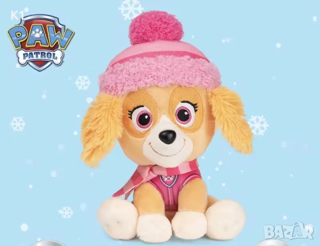 Плюшена Играчка Пес Патрул Скай/Чейс, 28см, НОВ модел плюшени играчки Paw Patrol, снимка 2 - Плюшени играчки - 51996350