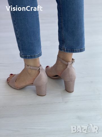 Стъпка в Стила: Стилни дамски сандали с ток за модерна жена, снимка 4 - Сандали - 45217510