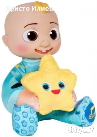 Cocomelon Музикална Кукла JJ със звезда, снимка 2 - Музикални играчки - 53429126