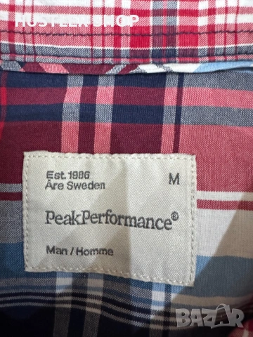 Мъжка риза PEAK PERFORMANCE. Размер М, снимка 5 - Ризи - 54067246