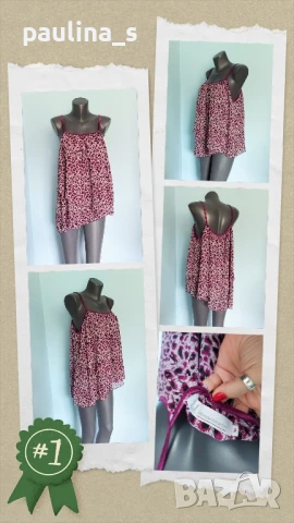 Четири различни броя / Лятна туника с презрамки / Плажна туника , снимка 2 - Туники - 51290258