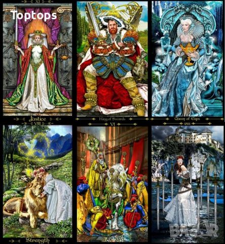Таро карти: Tarot of Haunted House & Ghost Tarot & Illuminati Tarot, снимка 12 - Карти за игра - 34164763