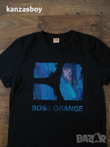 hugo boss orange - страхотна мъжка тениска Л, снимка 2 - Тениски - 46229036