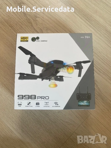 Дрон 998 Pro Smart HD Mini с Dual 4K камери – чисто нов, снимка 4 - Дронове и аксесоари - 53732102