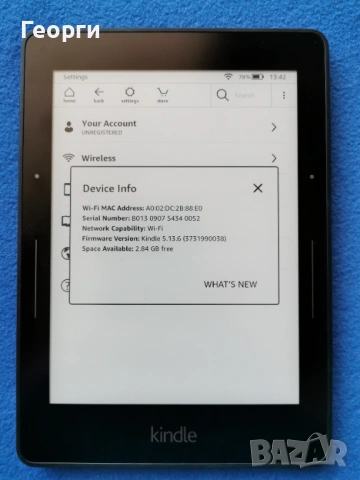 Amazon Kindle Voyage 6" WiFi , снимка 6 - Електронни четци - 53758975
