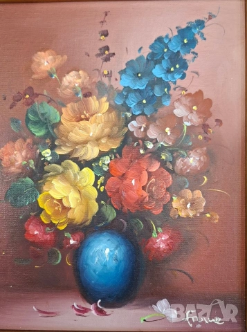 Две винтидж картини с натюрморт, снимка 5 - Картини - 54000918