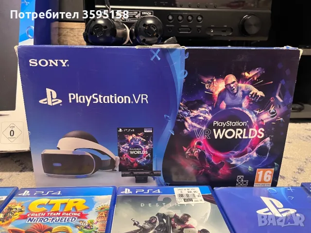 Playstation 4pro с VR очила комплект, снимка 2 - PlayStation конзоли - 49324729