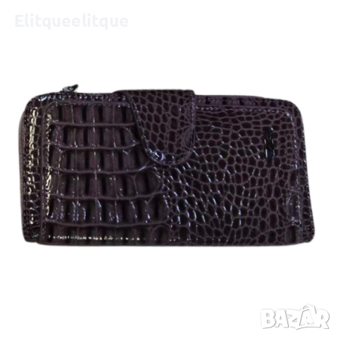 Елегантен дамски портфейл с луксозна текстура, снимка 6 - Портфейли, портмонета - 52353622