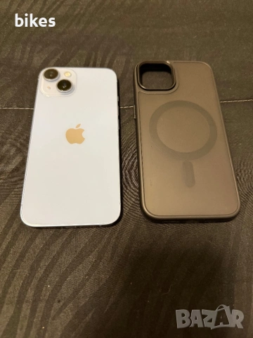 iPhone 14 blue 128g USA EDITION КАТО НОВ 81%🔋 256€, снимка 5 - Apple iPhone - 53500772