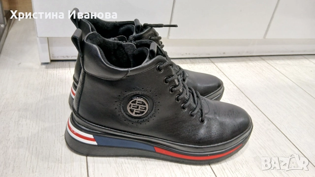 Обувки естествена кожа, снимка 3 - Дамски боти - 52579157