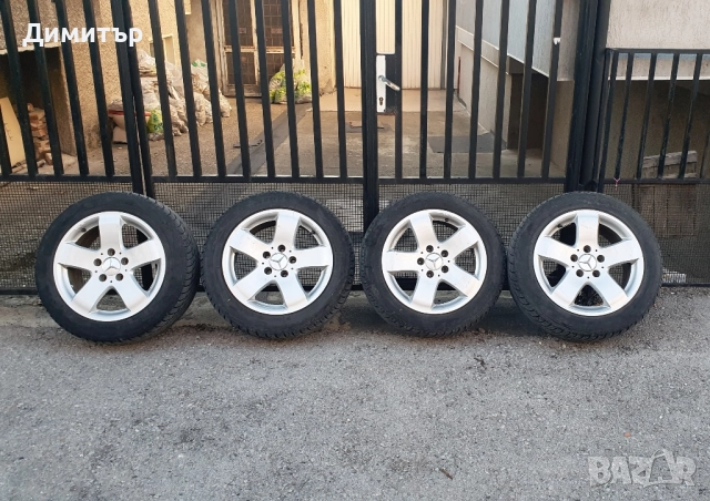 4 Алуминиеви джанти със зимни гуми за Мерцедес 16цола