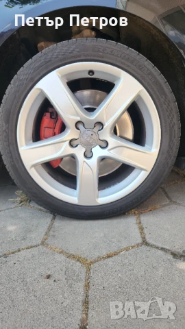18" оргинални джанти с летни гуми за Ауди А6/А5/А4, снимка 5 - Гуми и джанти - 50695637