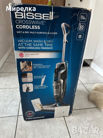 Безкабелна прахосмукачка Bissell Cross Wave Cordless, снимка 6 - Прахосмукачки - 46647420