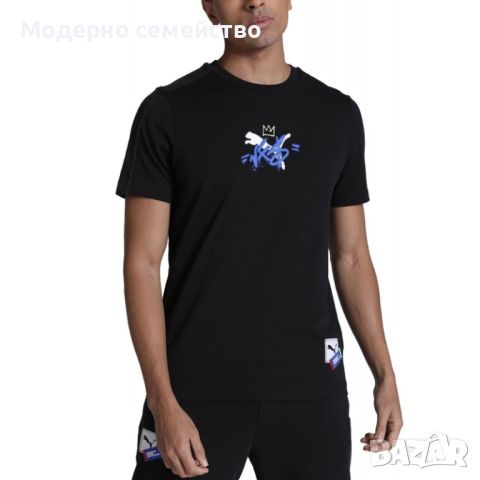 Мъжка тениска puma x need for speed motorsport tee black, снимка 1 - Тениски - 46787982