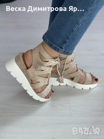 Спортно-елегантни дамски сандали за свеж и стилен облик подходящи за всяка обстановка, снимка 4 - Сандали - 51194005