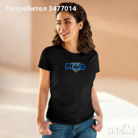 Дамска тениска с надпис PINKO, ПИНКО, снимка 4 - Тениски - 49243909