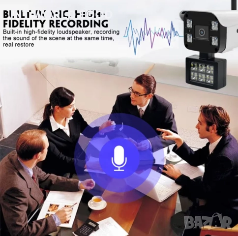 GUUDGO 10LED 1080P 2MP HD WiFi IP Камера YCC365 Plus APP, снимка 8 - IP камери - 52063037