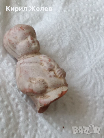 Фигурка на дете стара керамична 53812, снимка 8 - Антикварни и старинни предмети - 53530311