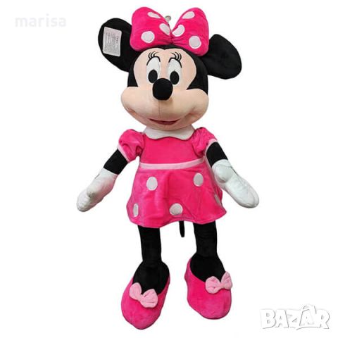Музикална Плюшена играчка Мини Маус с рокля, 40 см, розова , снимка 1 - Плюшени играчки - 46062927