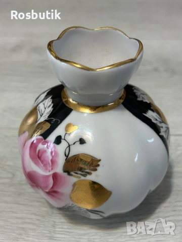 Старинна съветска ЛФЗ порцеланова ваза , снимка 4 - Вази - 53323856