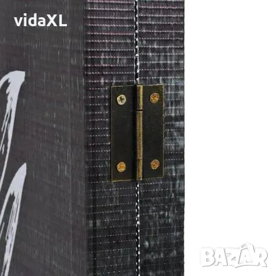 vidaXL Сгъваем параван за стая, 160x170 см, пера, черно и бяло（SKU:245890）, снимка 4 - Паравани - 48920686