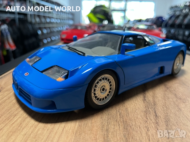 BBUARGO колекционерски модел макет BUGGATI EB 110 1:18 мащаб