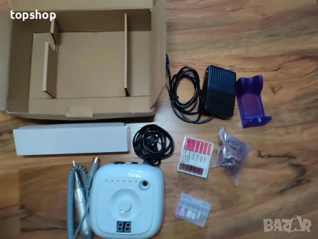 НОВА ПРОФЕСИОНАЛНА пила за нокти NAILGIRLS Т17, 11 в 1 Комплект пили, Професионална 35000 RPM, снимка 9 - Педикюр и маникюр - 50555901