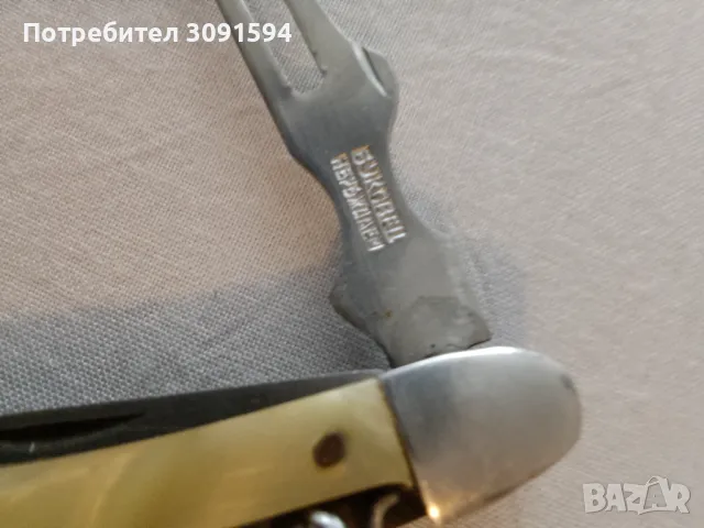  Буковец ,Старо седефено колекционерско туристическо ножче, снимка 6 - Други ценни предмети - 50127056