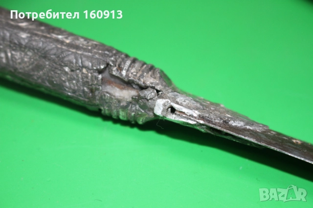 Автентичен Средиземноморски Гръцки сребърен нож кама ятаган .*1, снимка 16 - Антикварни и старинни предмети - 51444912