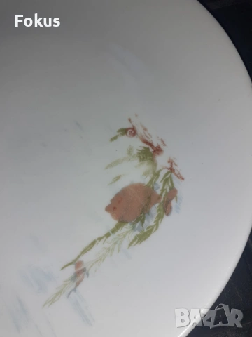 Български детски порцелан - лот от две чинии, снимка 7 - Антикварни и старинни предмети - 53279643