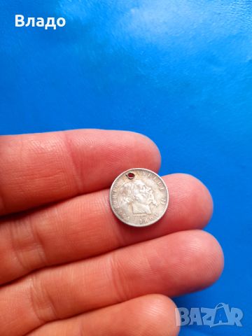Сребърна монета 20 чентезими 1863, снимка 1 - Нумизматика и бонистика - 45714661
