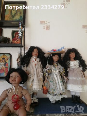 Порцеланови кукли, стари ръчно изработени, маркови. , снимка 1 - Колекции - 46419876