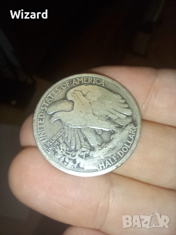 1/2 долар 1934 САЩ сребро рядка, снимка 5 - Нумизматика и бонистика - 51987493
